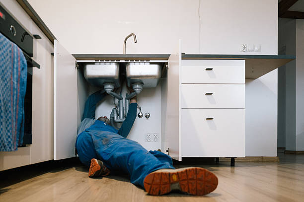 Professional Plumbing technician working in Hill, NH